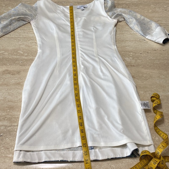 Badgley Mischka multi color dress, excellent Condition, measurements in photos. - Picture 10 of 12